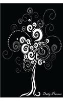 Daily Planner: Black Color, Hope Tree, Day Plan, to Do List, Plan Your Work, Student Schedule, Health Workout Note, Note Book, 120 Pages 6" X 9"