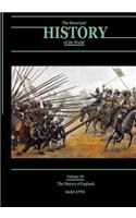 History of England, 1642-1791: The Historians' History of the World Volume 20