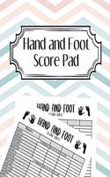 Hand and Foot Score Pad