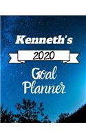 Kenneth's 2020 Goal Planner: 2020 New Year Planner Goal Journal Gift for Kenneth / Notebook / Diary / Unique Greeting Card Alternative
