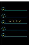 To Do List: Notebook To Do List Journal Daily Organizer Daily Work Task Checklist