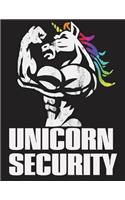 Unicorn Security: Journal and Notebook for all ages Unicorn lover - Composition Size (8.5"x11") With Lined Pages, Perfect for Journal and taking Notes