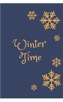 Winter time: Winter Notebook, Journal, Diary (100 Pages, Blank, 6 x 9)