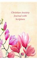 Christian Anxiety Journal with Scripture