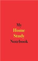 My Home Study Notebook: Blank Lined Notebook