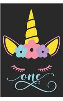 One Unicorn (Unicorn Journal Notebook)