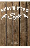 Sylt Notizbuch