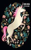 2020-2024 Five Year Planner: 60-Month Schedule Organizer 8.5 x 11 with Unicorn Cover (Volume 1)