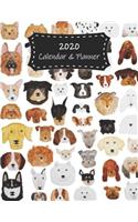 2020 Calendar & Planner: Dogs - Premium 2020 Calendar For Animal Lovers Everywhere - Academic Planner & Scheduler