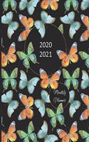 2020-2021 Monthly Planner: Pretty Butterfly Gift For Women. 24-Month Planner (Jan 2020-Dec 2021) with Holidays. 2-Page Monthly Spreads + Calendar Views. Journal for Appointmen