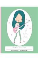 6 String Guitar Tablature Notebook