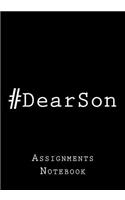 Notebook: #dearson