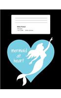 Mermaid At Heart Composition Book