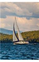 2019 Daily Planner Sailboat Lake Blue Water Mountains 384 Pages: (Notebook, Diary, Blank Book)(2019 Planners Calendars Organizers Datebooks Appointment Books Agendas)