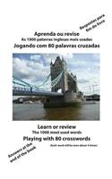 Aprenda ou revise As 1000 palavras inglesas mais usadas Jogando com 80 palavras cruzadas