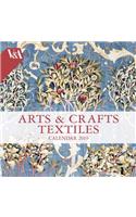 V&a - Arts & Crafts Textiles Wall Calendar 2019 (Art Calendar)