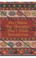 For I Know the Thoughts That I Think Toward You: Isometric Paper