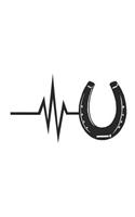 Heartbeat Black Horseshoe