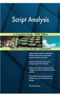 Script Analysis A Complete Guide - 2020 Edition