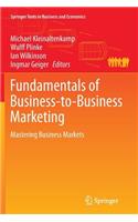 Fundamentals of Business-To-Business Marketing