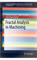 Fractal Analysis in Machining