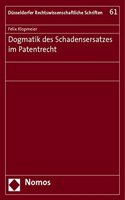 Dogmatik Des Schadensersatzes Im Patentrecht