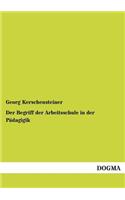 Begriff Der Arbeitsschule in Der Padagigik