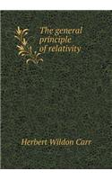 The general principle of relativity: (English)