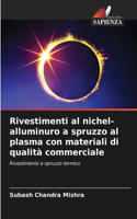 Rivestimenti al nichel-alluminuro a spruzzo al plasma con materiali di qualità commerciale