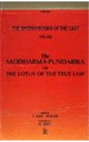 Saddharma-Pundarika or the Lotus of the True Laws