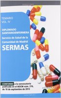 Diplomado Sanitario/Enfermera del Servicio de Salud de la Comunidad de Madrid. SERMAS. Temario Vol. IV.