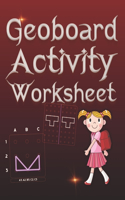 Geoboard Activity Worksheet: geoboard shapes, Geometry, Axial symmetry, Coordinates