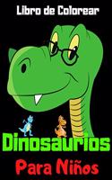 Libro De Colorear Dinosaurios Para Ninos
