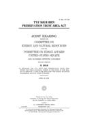 T'uf Shur Bien Preservation Trust Area Act