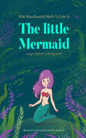 Mermaid Coloring Books For Girls 4-8