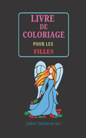 LIVRE DE COLORIAGE POUR LES FILLES ,100 PAGES ( 21,59x27,94 cm)