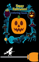 Happy Halloween Coloring Book