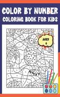 Color By Number Coloring Book For Kids Ages 6: 50 Unique Color By Number Design for drawing and coloring Stress Relieving Designs for Adults Relaxation Creative haven color by number Books