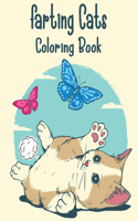 Farting Cats coloring Book