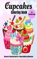 Cupcakes Coloring Book