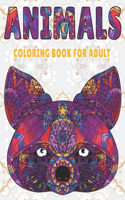 Animals Coloring Book For Adult