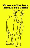 Cow coloring book for kids