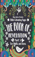 Book 3 of Revelation Bible Colouring Pages for Adults and Teens.