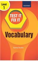 Test It Fix It : Vocabulary Level 1