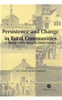 Persistence and Change in Rural Communities