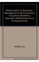 Mathematics for Business, Management and Economics
