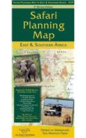 Safari Planning Map to East and Southern Africa