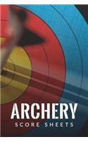 Archery Score Sheets