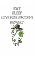 Eat Sleep Love Unicorns Repeat: Cute Unicorn Lovers Journal / Notebook / Diary / Birthday Gift (6x9 - 110 Blank Lined Pages)