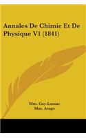 Annales De Chimie Et De Physique V1 (1841)